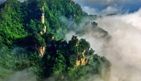 张家界，清爽的山间美景